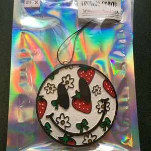 Strawberry Scented Smiley Air Freshener